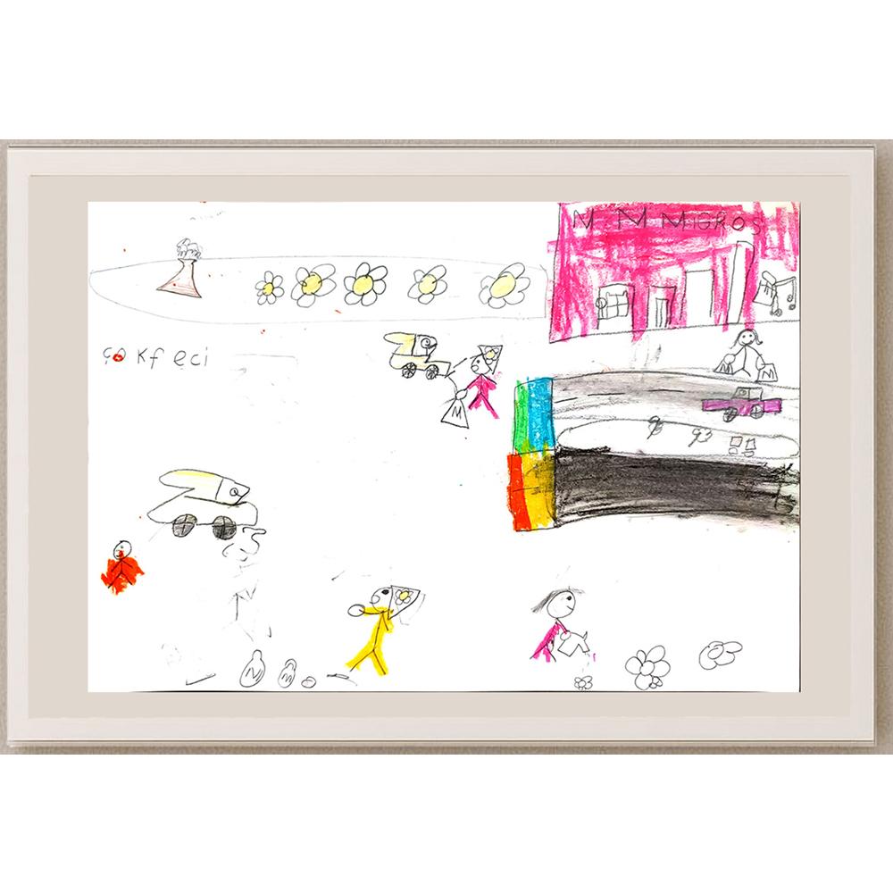 Birsu Arıkan 29x21cm Orijinal Karikatür BOD00828