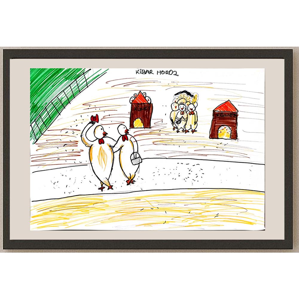 Bensu Arıkan 29x21cm Orijinal Karikatür BOD00829