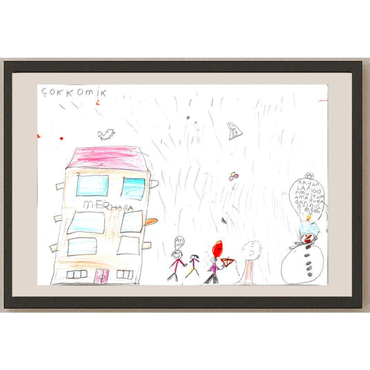 Birsu Arıkan 29x21cm Orijinal Karikatür BOD00831