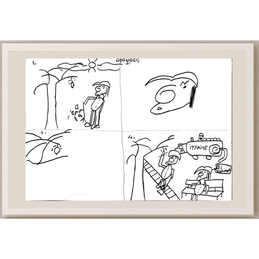 Bensu Arıkan 29x21cm Orijinal Karikatür BOD00832