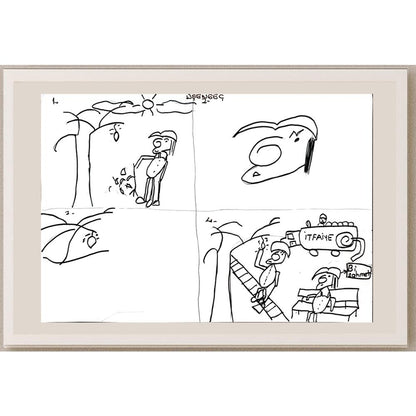 Bensu Arıkan 29x21cm Orijinal Karikatür BOD00832