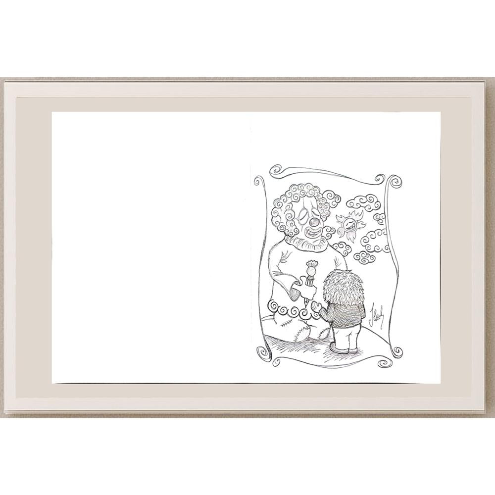 Muhammet Sefa Çiçek 29x21cm Orijinal Karikatür BOD00833
