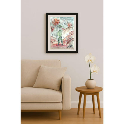 Ecenur Temelli 43x30cm Orijinal Karikatür BOD00839