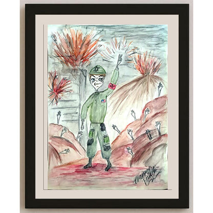 Ecenur Temelli 43x30cm Orijinal Karikatür BOD00839