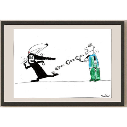 Yomi Levi 43x30cm Orijinal Karikatür BOD00841