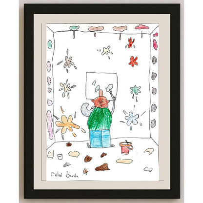 Celal Özusta 43x30cm Orijinal Karikatür BOD00843