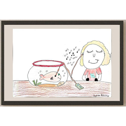 Aybüke Paksoy 43x30cm Orijinal Karikatür BOD00844
