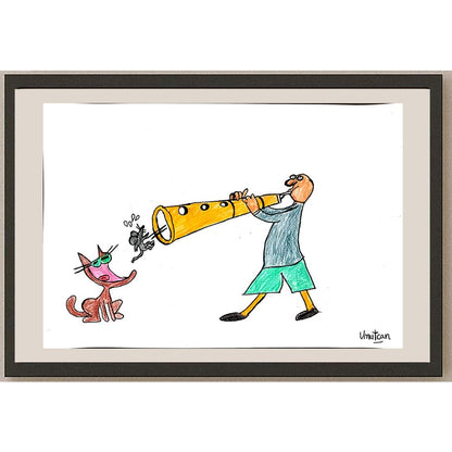 Umutcan Semizoğlu 43x30cm Orijinal Karikatür BOD00846