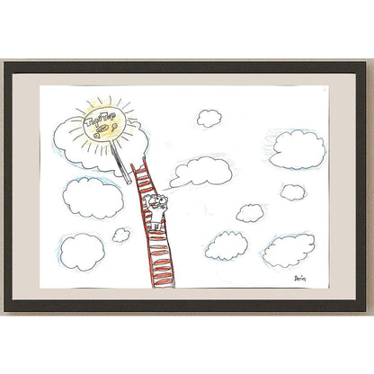 Derin Eğrikavuk 43x30cm Orijinal Karikatür BOD00847