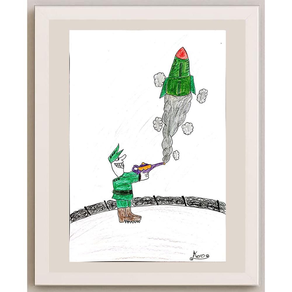 Kerem Övet 43x30cm Orijinal Karikatür BOD00848