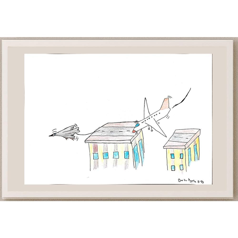 Bartu Ayata 43x30cm Orijinal Karikatür BOD00849