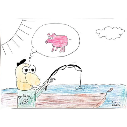 Can Keskin 43x30cm Orijinal Karikatür BOD00850