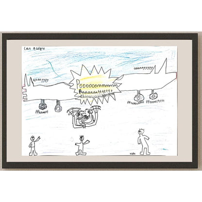 Can Akdere 43x30cm Orijinal Karikatür BOD00851