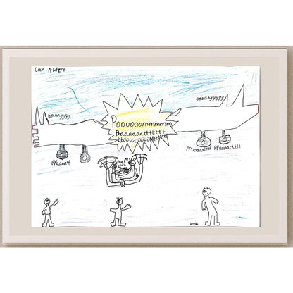 Can Akdere 43x30cm Orijinal Karikatür BOD00851