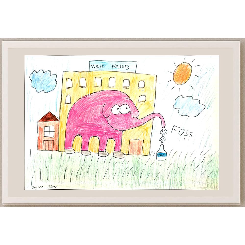 Ayhan Gürer 43x30cm Orijinal Karikatür BOD00852