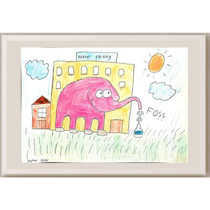 Ayhan Gürer 43x30cm Orijinal Karikatür BOD00852