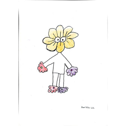 Onur Sülün 43x30cm Orijinal Karikatür BOD00854