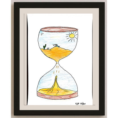 Ege Duran 43x30cm Orijinal Karikatür BOD00856