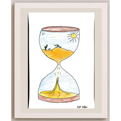 Ege Duran 43x30cm Orijinal Karikatür BOD00856