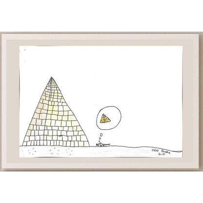 Celal Özusta 43x30cm Orijinal Karikatür BOD00858