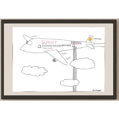 Ali Dinçgör 43x30cm Orijinal Karikatür BOD00859