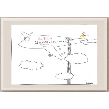 Ali Dinçgör 43x30cm Orijinal Karikatür BOD00859