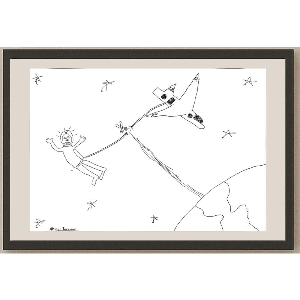 Ahmet Toraman 43x30cm Orijinal Karikatür BOD00862