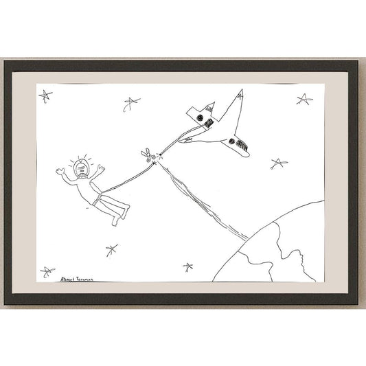 Ahmet Toraman 43x30cm Orijinal Karikatür BOD00862