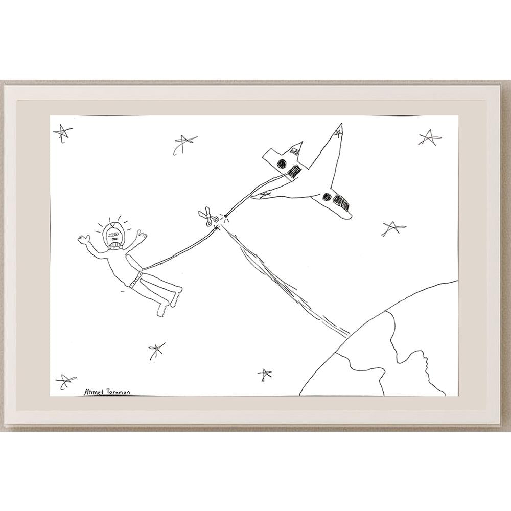 Ahmet Toraman 43x30cm Orijinal Karikatür BOD00862