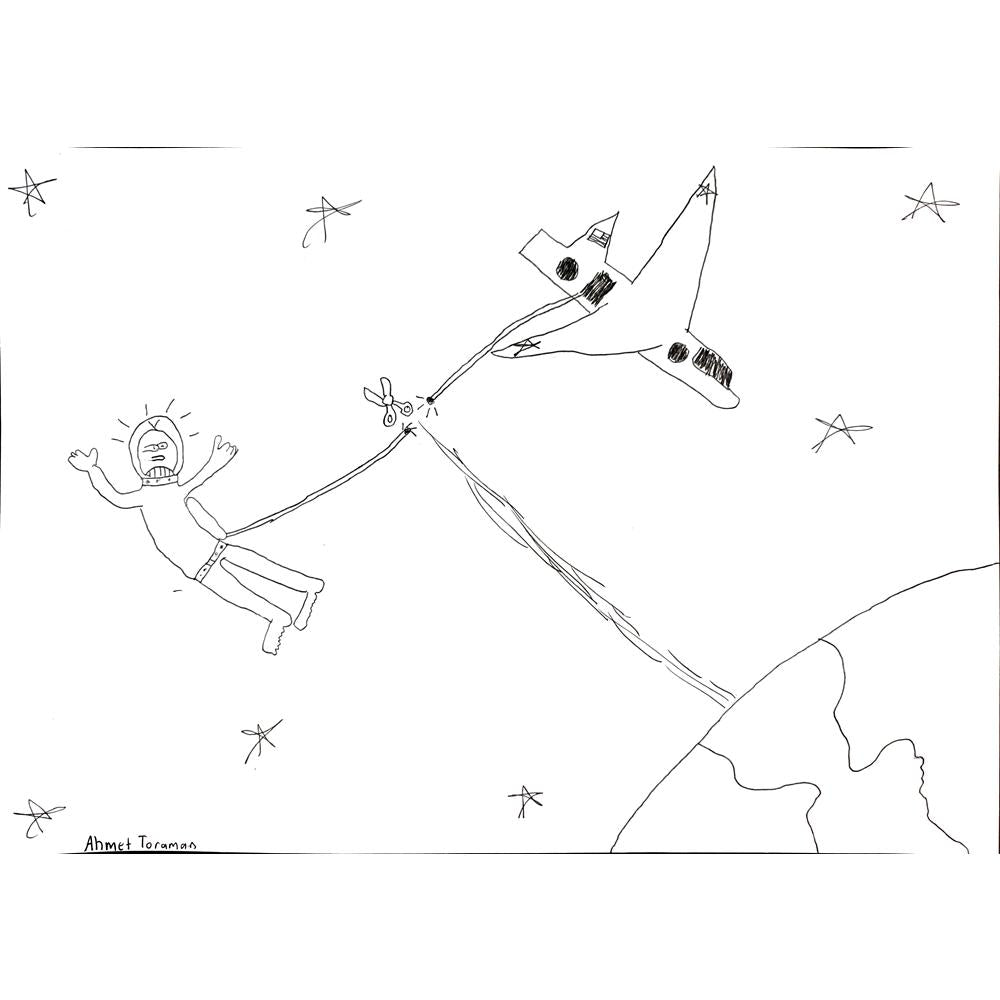Ahmet Toraman 43x30cm Orijinal Karikatür BOD00862
