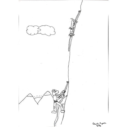 Bartu Ayata 43x30cm Orijinal Karikatür BOD00863