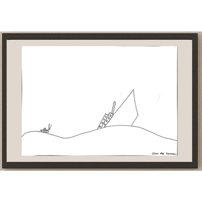 Sinan Ege Koramaz 43x30cm Orijinal Karikatür BOD00864