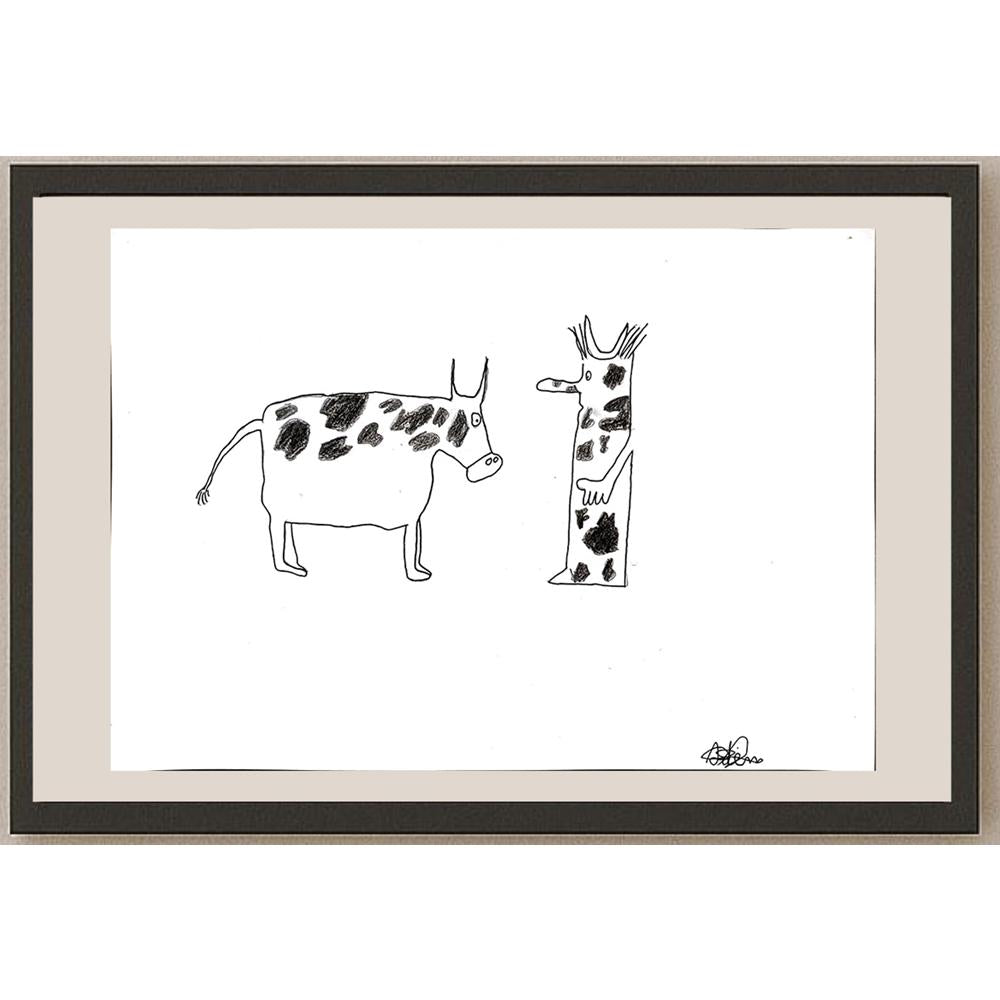 Adem Muratoğlu 43x30cm Orijinal Karikatür BOD00867