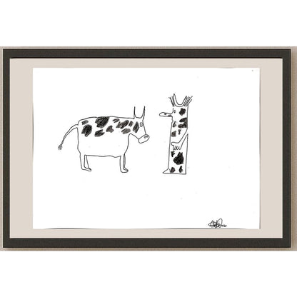 Adem Muratoğlu 43x30cm Orijinal Karikatür BOD00867