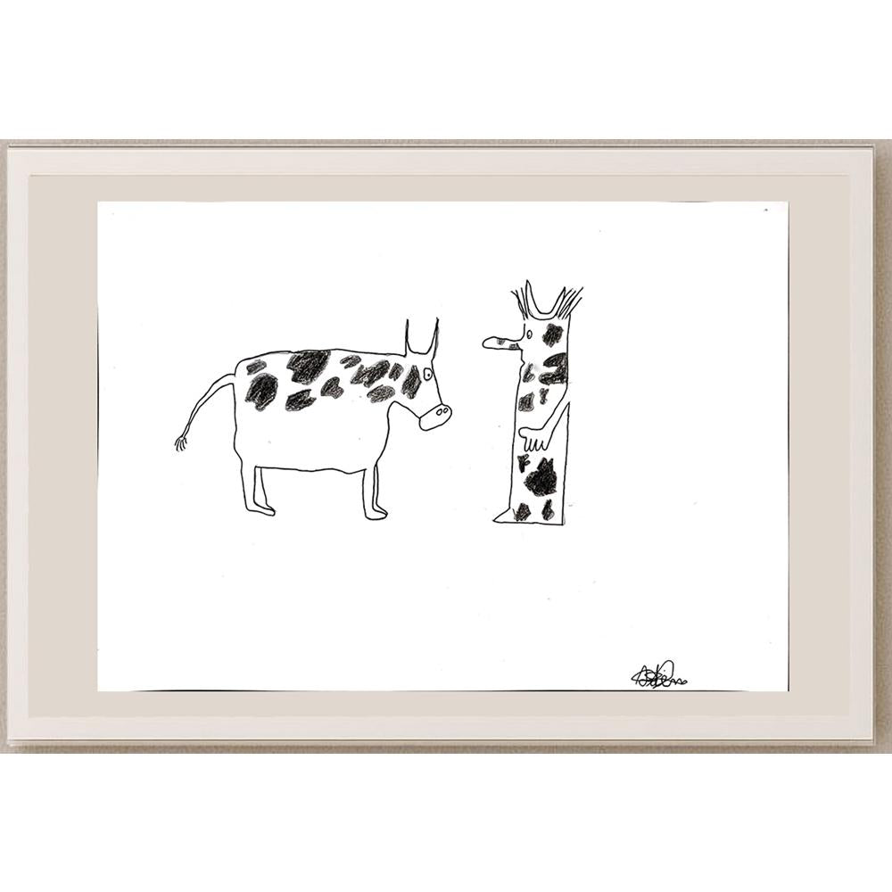 Adem Muratoğlu 43x30cm Orijinal Karikatür BOD00867