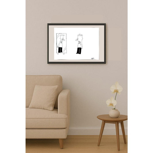 Adem Muratoğlu 43x30cm Orijinal Karikatür BOD00870