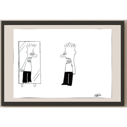 Adem Muratoğlu 43x30cm Orijinal Karikatür BOD00870