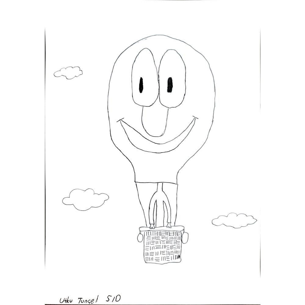 Utku Tolga Tansel 43x30cm Orijinal Karikatür BOD00871