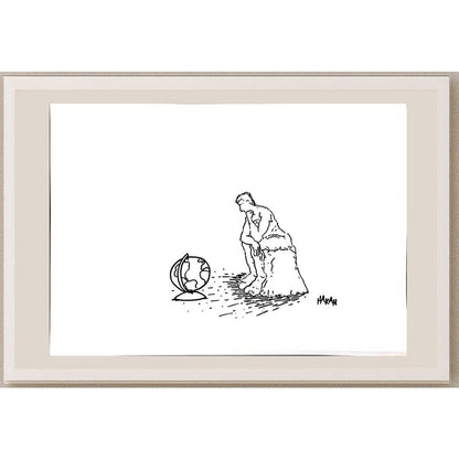 Hakan 43x30cm Orijinal Karikatür BOD00874