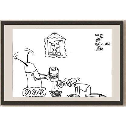 Deniz Koç 43x30cm Orijinal Karikatür BOD00877