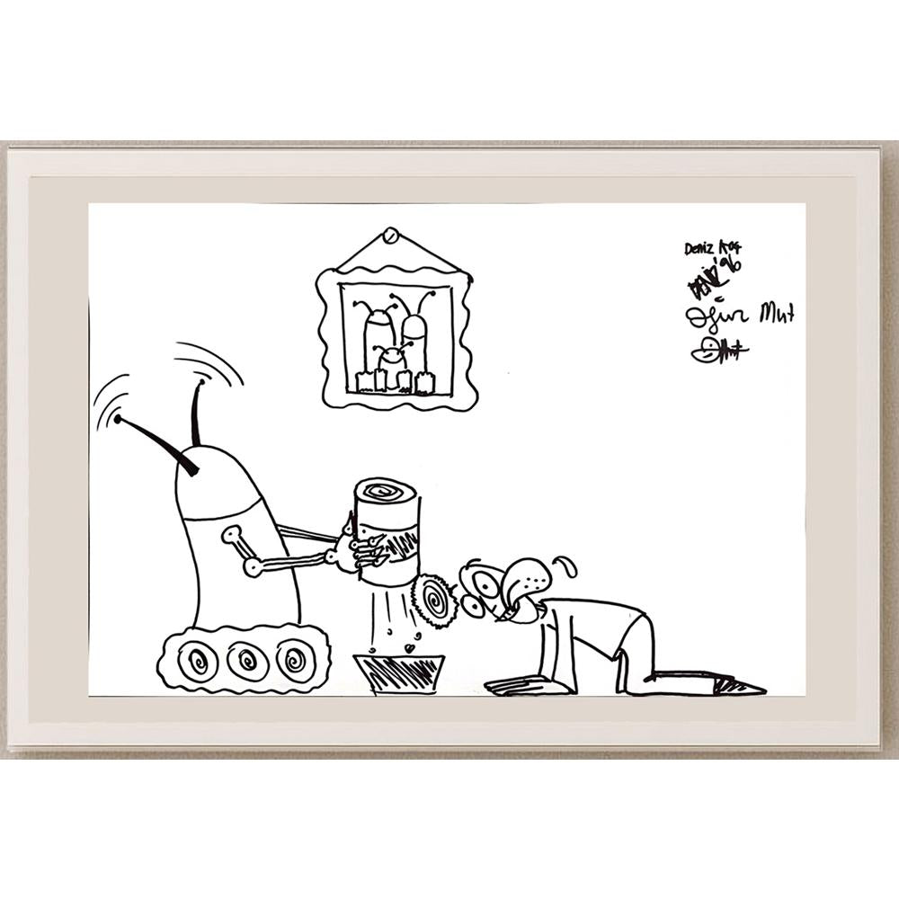 Deniz Koç 43x30cm Orijinal Karikatür BOD00877