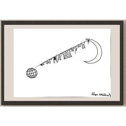 Yalçın Eroğlu 43x30cm Orijinal Karikatür BOD00888