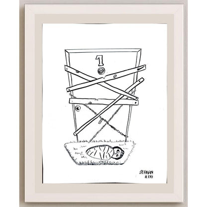 Serkan İleri 20x16cm Orijinal Karikatür BOD00890