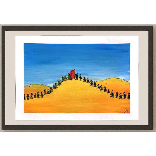 Başak Ürkmez 25x17cm Orijinal Karikatür BOD00897