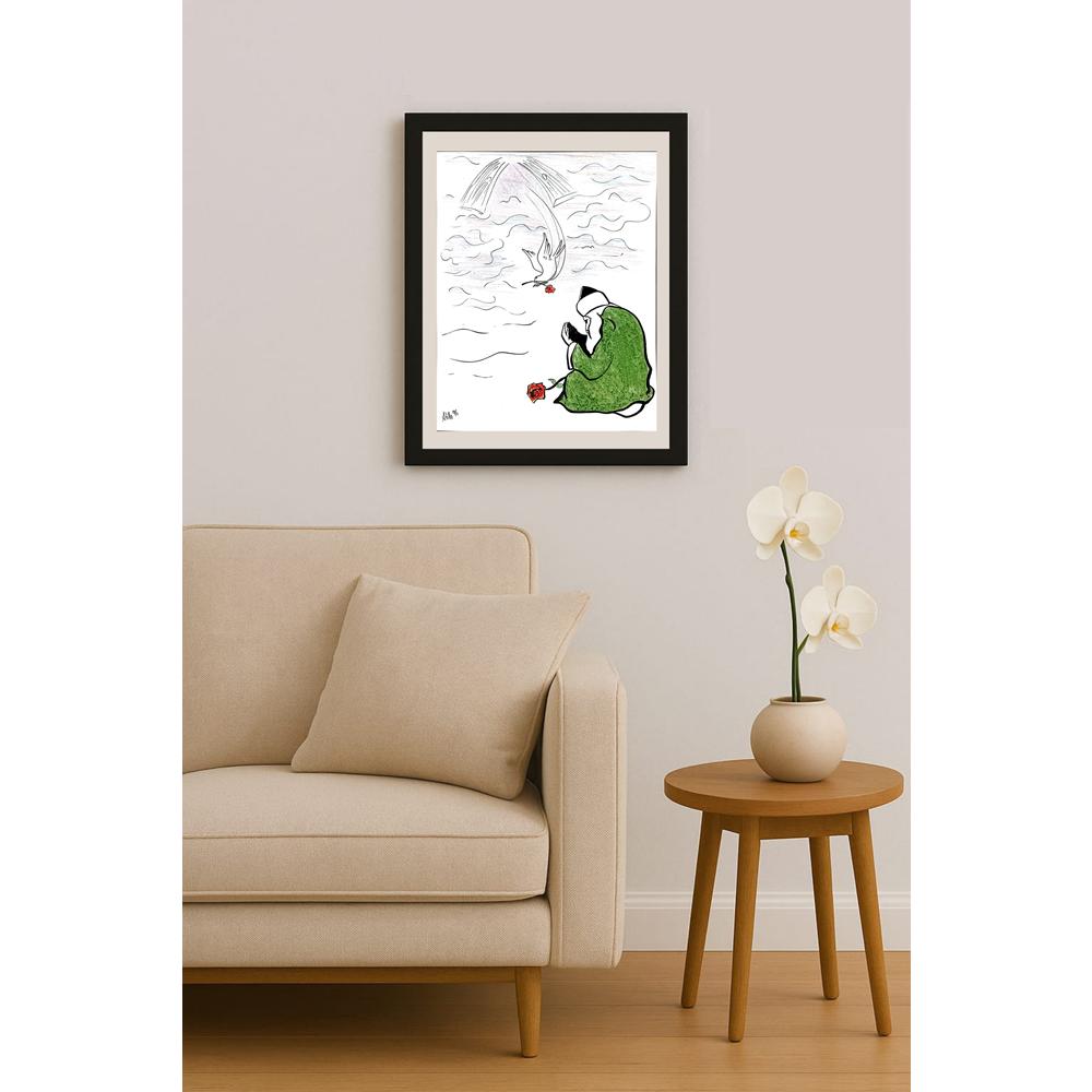 Atilla Tutel 25x20cm Orijinal Karikatür BOD00900