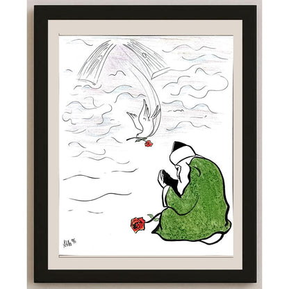 Atilla Tutel 25x20cm Orijinal Karikatür BOD00900