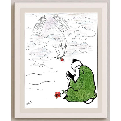 Atilla Tutel 25x20cm Orijinal Karikatür BOD00900