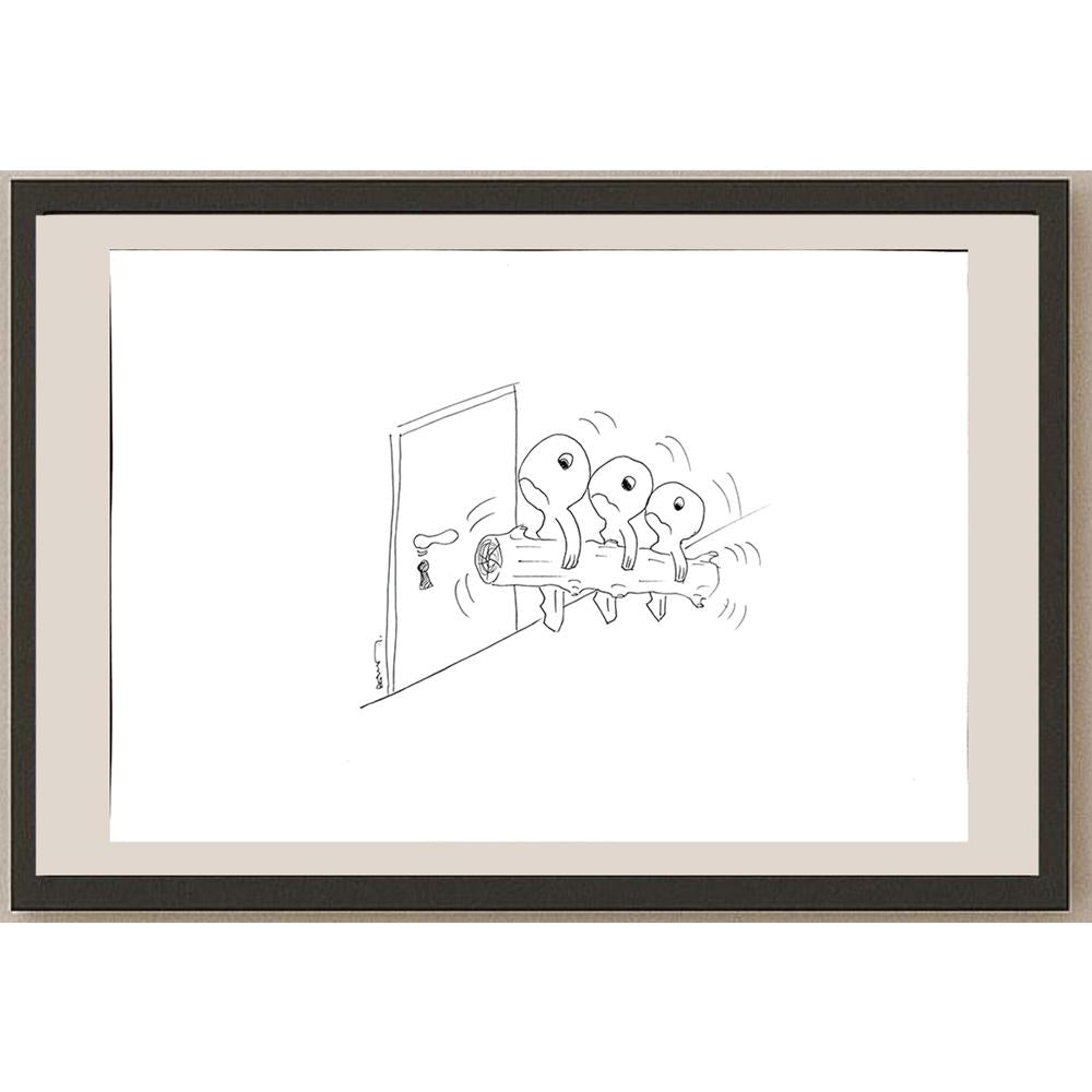 Demet Genç 29x21cm Orijinal Karikatür BOD00904