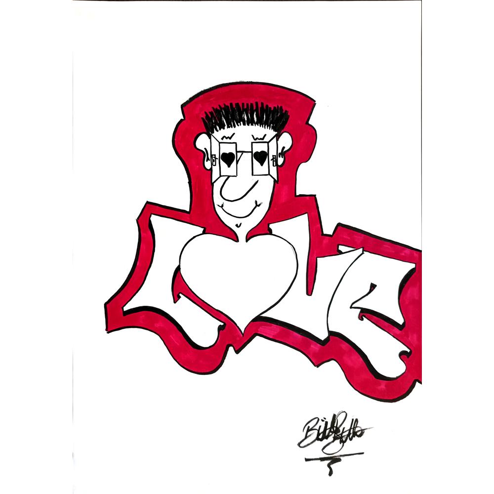 Bülent Bulut 29x21cm Orijinal Karikatür BOD00907