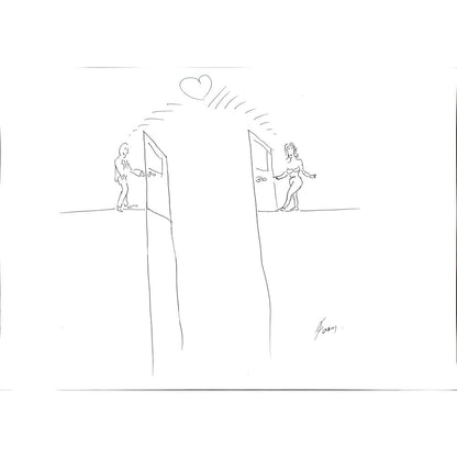 Kasım Ertürk 35x25cm Orijinal Karikatür BOD00909